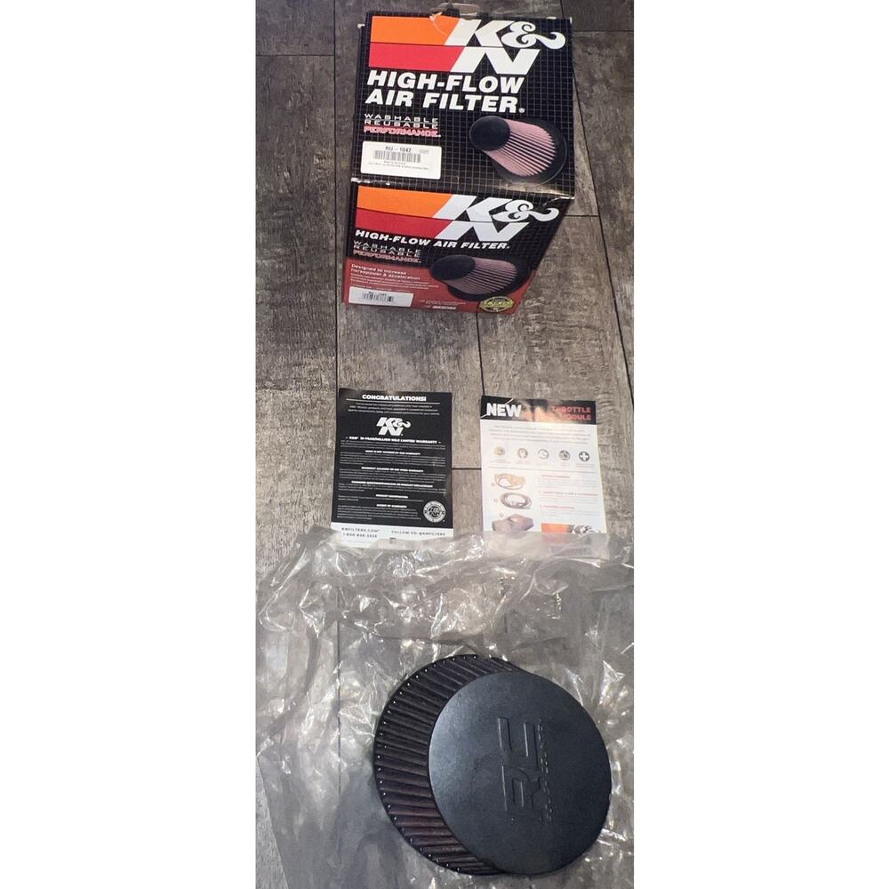 K&N Filters RU-1042 Universal Clamp On Air Filter